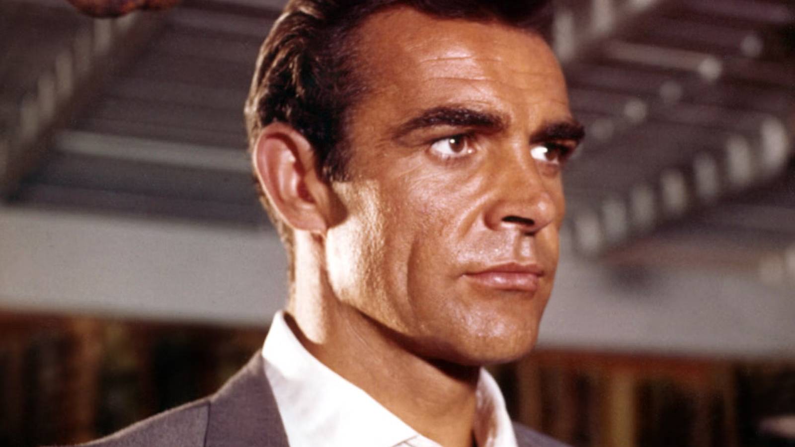 Sean Connery as James Bond looking sharp