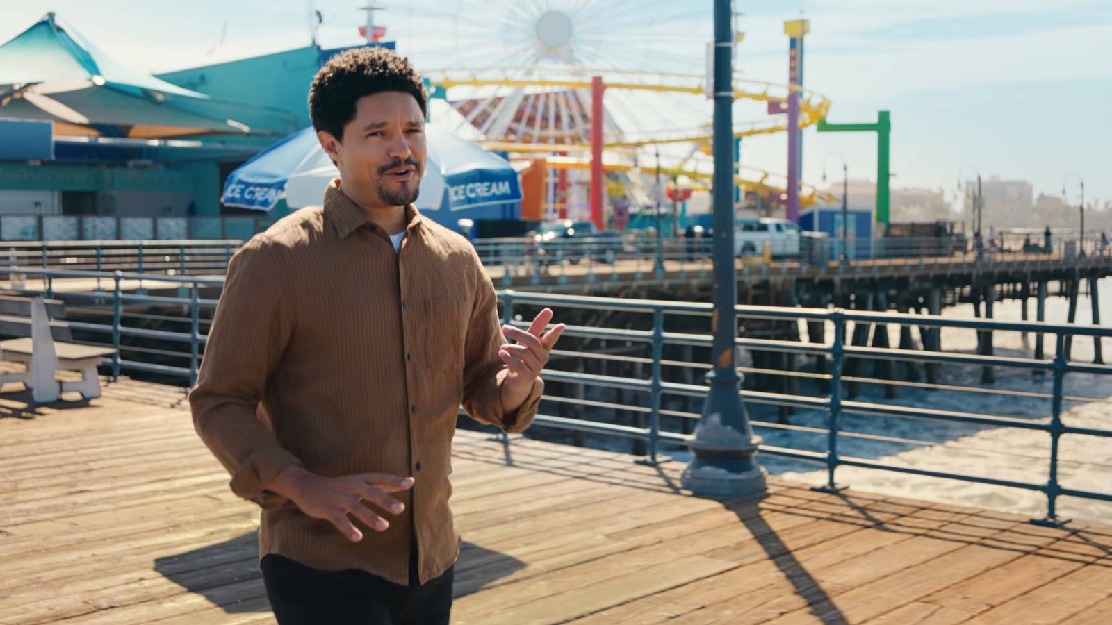 Trevor Noah for a Pokémon ad during Super Bowl LX