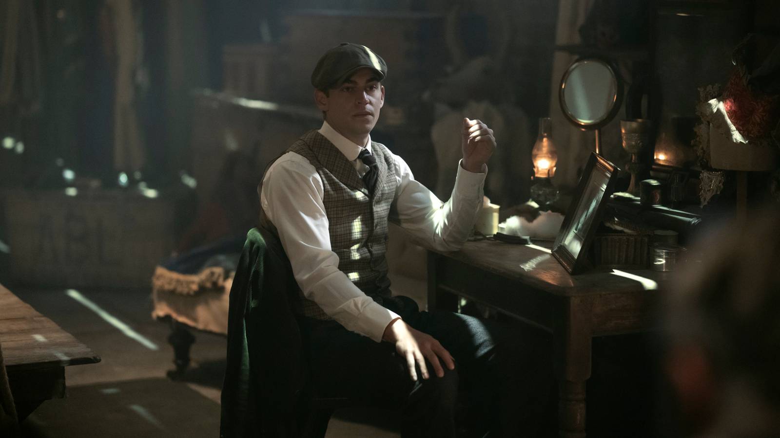 Hero Fiennes Tiffin as Sherlock Holmes in Young Sherlock