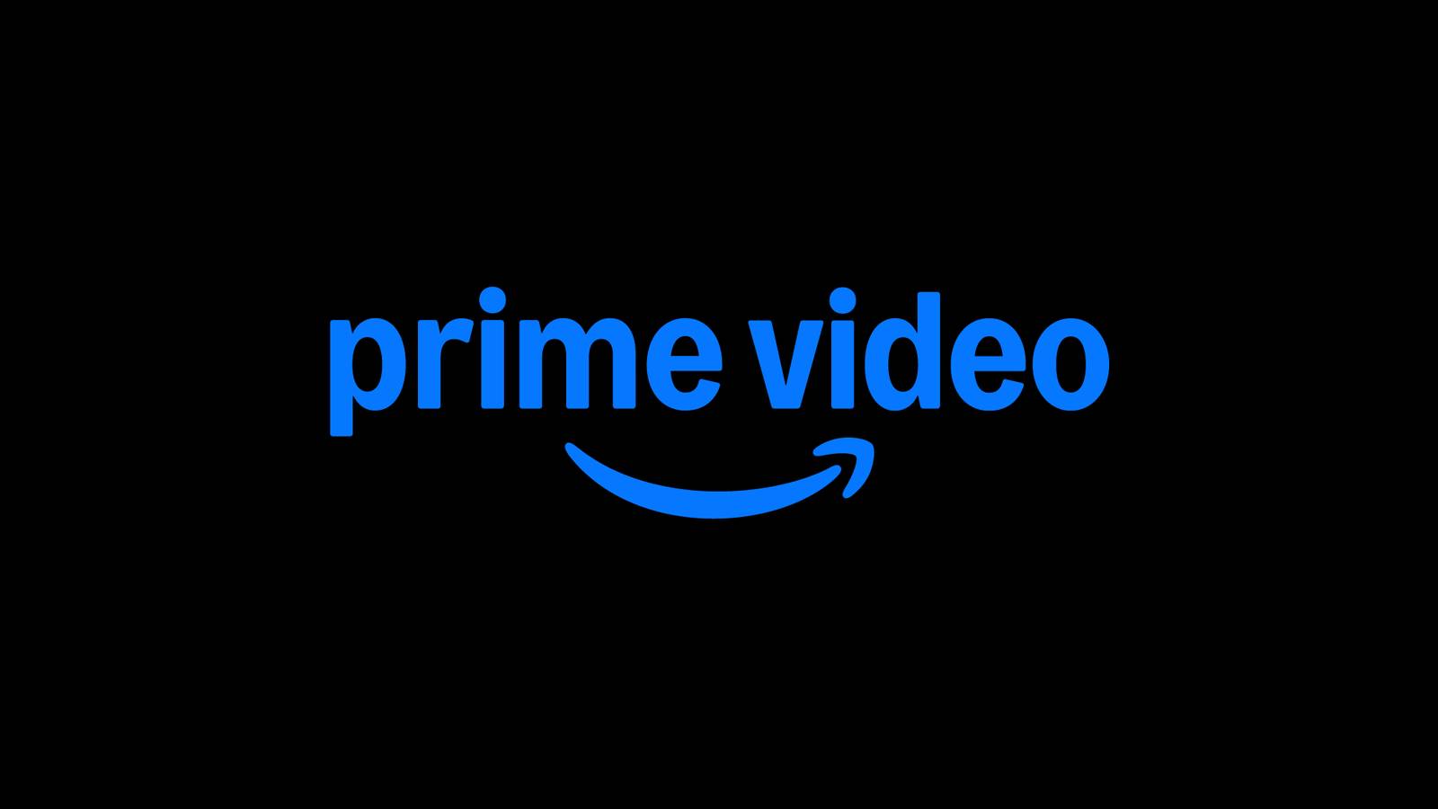 Prime Video logo on a black background