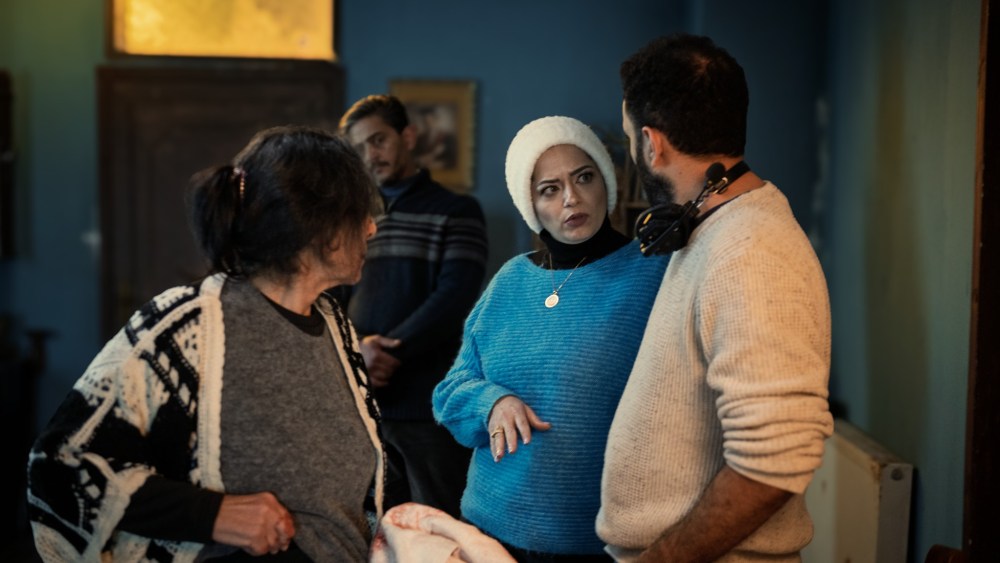 'Grant Me a Son' shot completely at Olivewood Film Studios. Pictured from left, Shafiqa Al Tal, M...