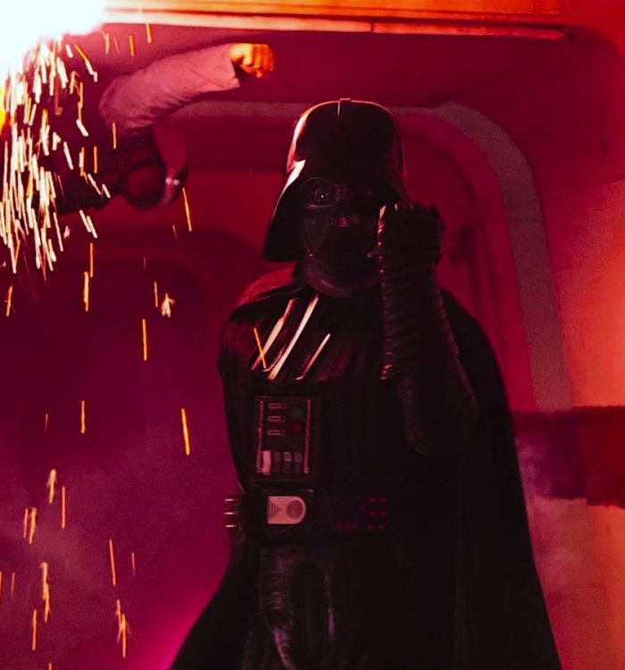 Darth Vader uses lightsaber and Force Attack Scene in Star Wars Rogue One