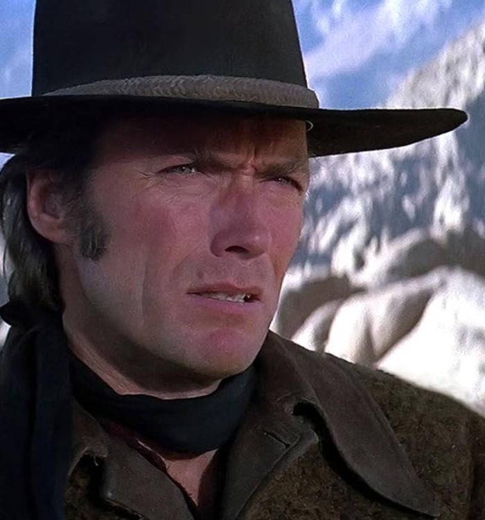 Clint Eastwood squints angrily in Joe Kidd