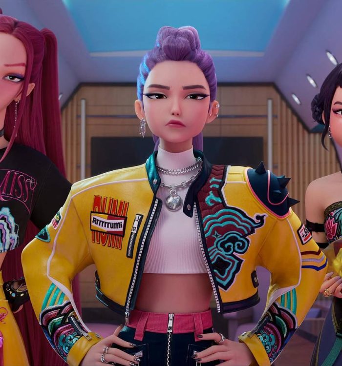Mira, Rumi, and Zoey in KPop Demon Hunters.
