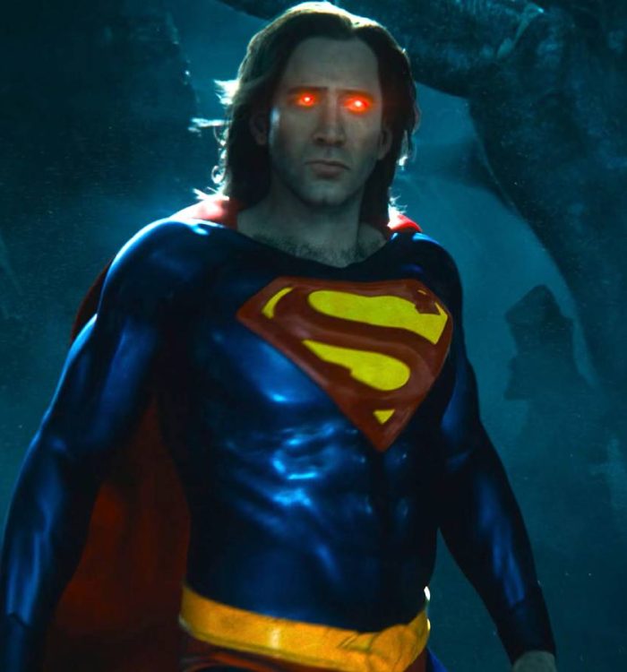 Nicolas Cage as Superman in The Flash