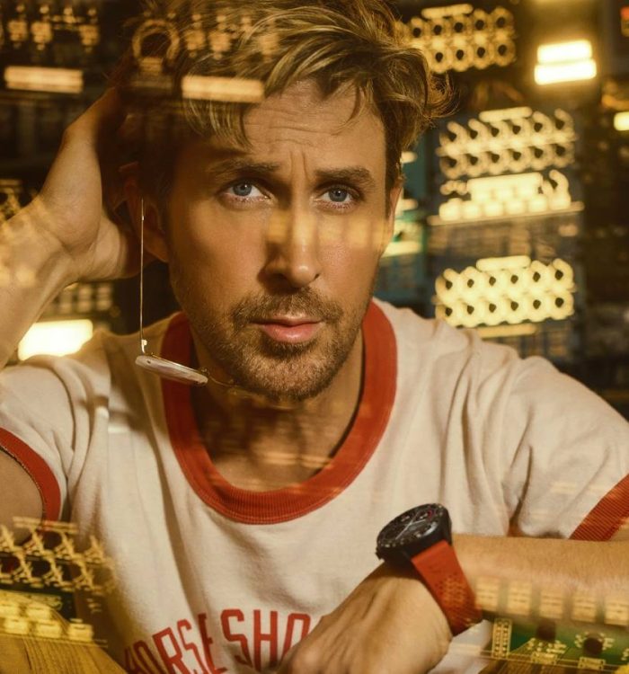 Ryan Gosling looking at something in Project Hail Mary